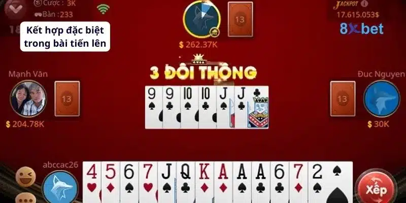 Cách chơi bài tiến lên đầy đủ, chi tiết nhất cho người mới chơi 4 Cách chơi bài tiến lên - Kết hợp những lá bài lại với nhau