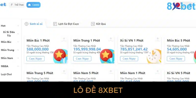 Lô đề 8xbet - Kinh nghiệm chơi chọn số đề may mắn từ cao thủ 1 Lô đề 8xbet rất được ưa chuộng hiện nay
