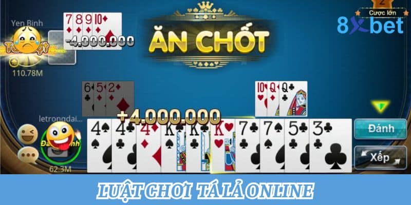 Tá lả online – Trải nghiệm trò chơi bài thú vị tại 8xbet 3 Quy tắc và cách chơi game tá lả online