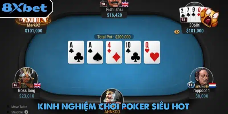 Thứ Tự Poker - Chỉ Dẫn Dành Cho Người Mới Bắt Đầu 5 Thứ tự Poker và những mẹo hay dành cho người mới tham gia trải nghiệm